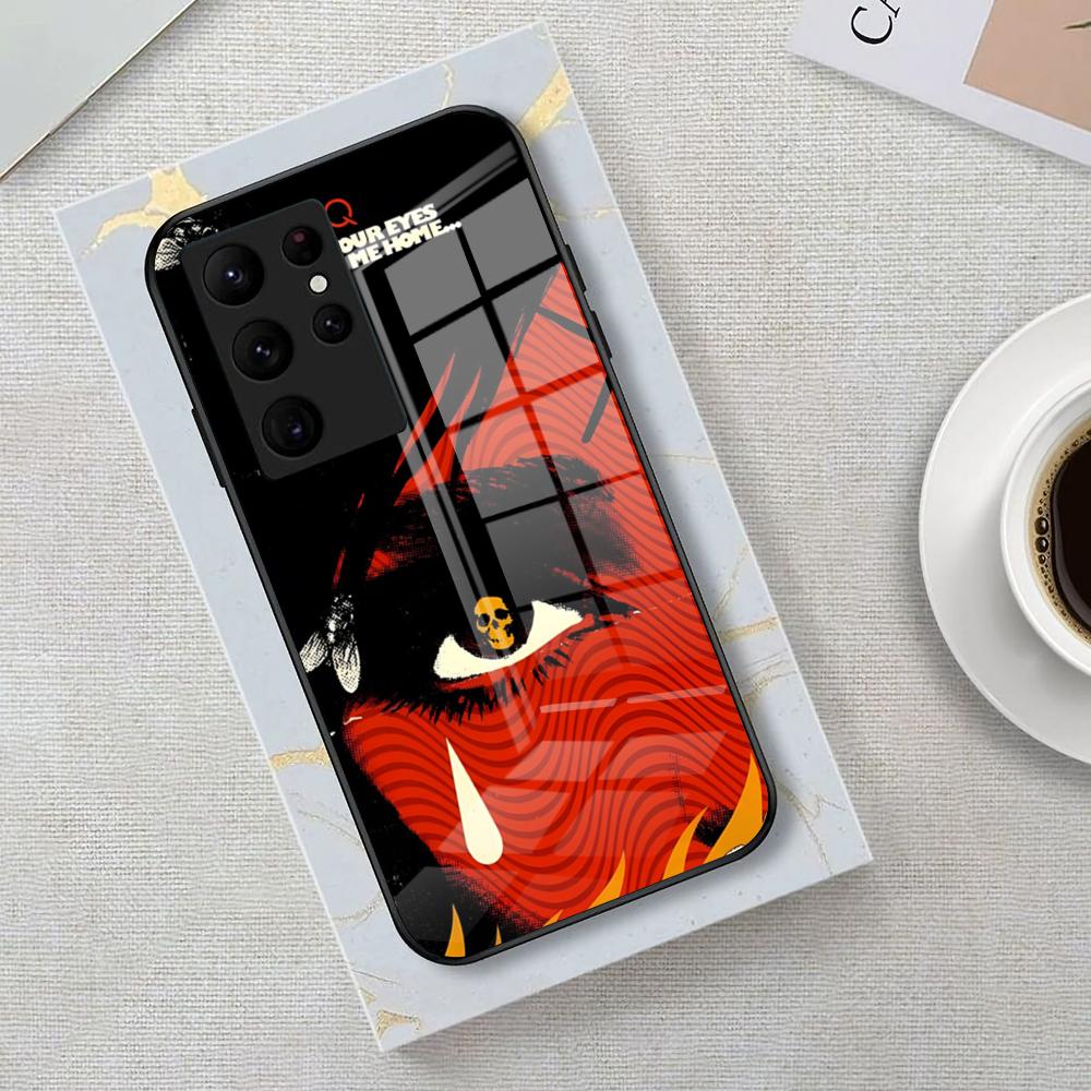 

Queens Of The Stone Age Phone Case For Samsung S26 S25 Edge Ultra 23 22 21 20 Ultra Plus S24 Fe Glass Cover Galaxy S24