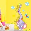 2025 New Arrival HOT Elephants Height Wall Art Stickers Kids Nursery Removable Decor Decals Home Mural Chart Measure