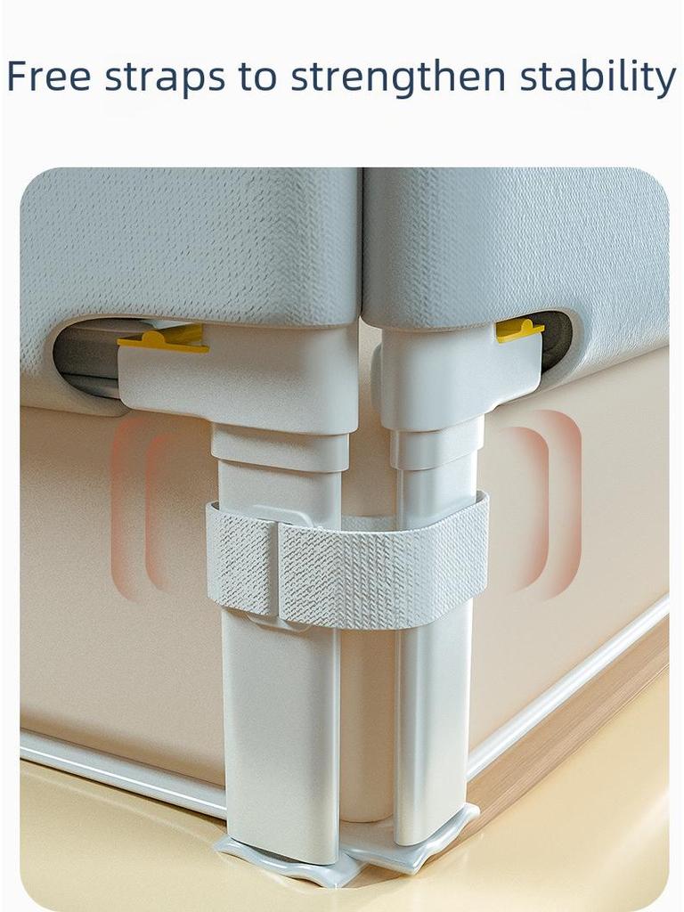 Children's Anti-Fall Bed Fence - Universal Large Bed Protective Barrier with Embroidery Design