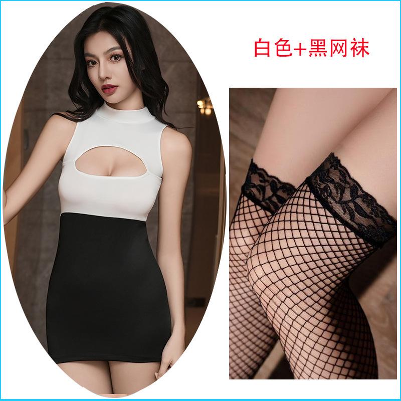Night concubine sexy underwear tight ** hip skirt secretary pajamas temptation flirting qqny2
