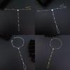 Elegant Zircon Water Drop Bracelet With Geometric Design For Womens Jewelry Gift