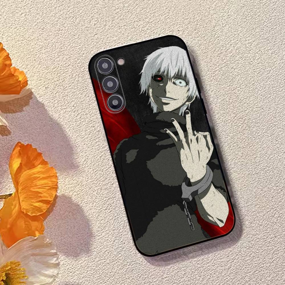 Tokyo G-Ghoul Kaneki Ken Anime Phone Case For Samsung Galaxy A73,A72,A71,A70,A53,A52,A51,Others Soft Black Cover