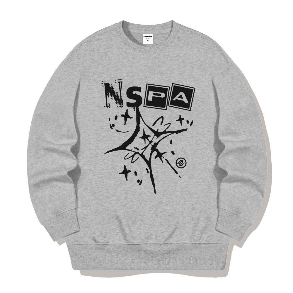 NESPA STUDIO Blast Oversized Sweatshirt 5 Colors [Nspm_6005]
