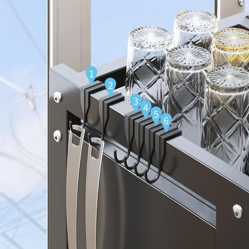 1Set Kitchen Sink Shelf Dish Drain Rack Multifunctional Countertop Dishwasher Sink Sink Dish Storage Cupboard Factory