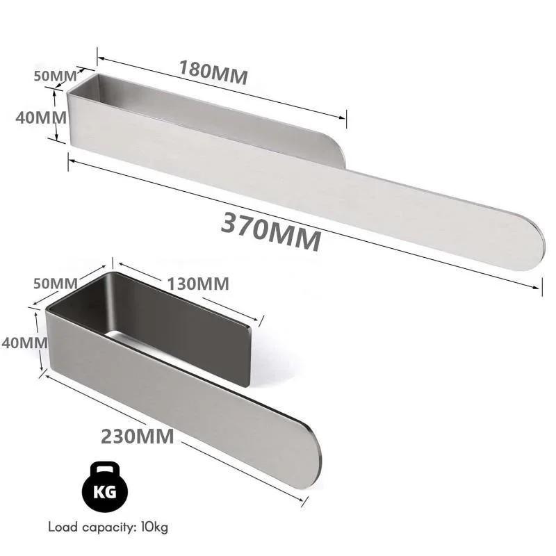 

Полка для полотенец Неперфорированная Полка для полотенец Полки для ванной комнаты Самоклеящиеся Инструменты для ванной комнаты Кухня Полка для полотенец Полка для хранения 9inch
