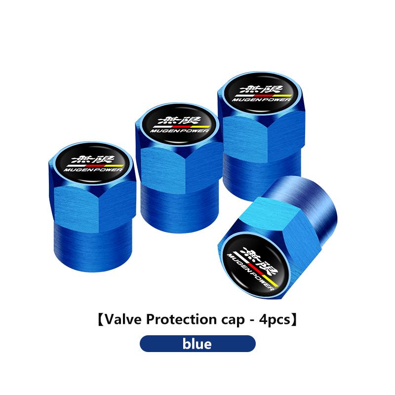 For Honda Car Wheel Tire Valve Air Stem Cap Cover Personalized Ornament Mugen Power Accord Civic Vezel Crv City Jazz Hrv Stem Caps1