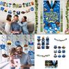 Customizable Father's Day Celebration Decoration With Bright Color Large Backdrop Banners Accessories