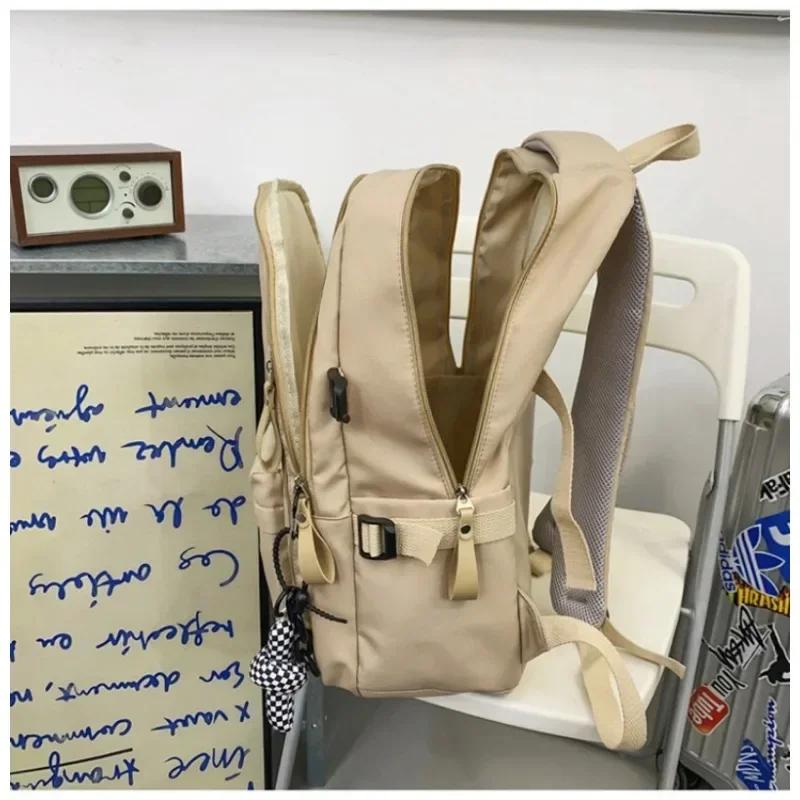 Large capacity satchel for student course bag  elegant and versatile for female students