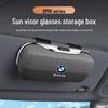 BMW Car Sunglasses Holder for X1, X3, X5, iX3, 3, 5 Series - Sun Visor Glasses Clip Case