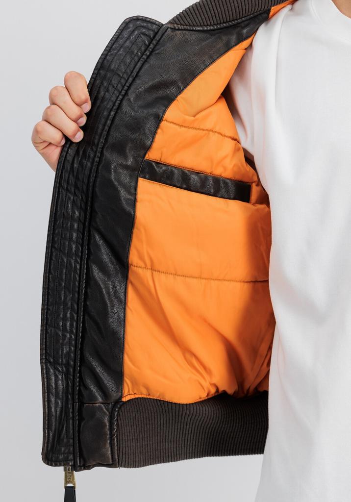 Зимняя куртка Alpha Industries Ma-1 Fl Vintage Bomber Jacket (148131) винтажная коричневая