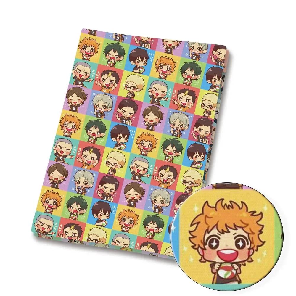 Haikyuu fabric Cartoon 140x50CM Polyester cotton Fabrichandmade sewing patchwork printed fabric fabric anime fabric 140x50cm&Polyester cotton