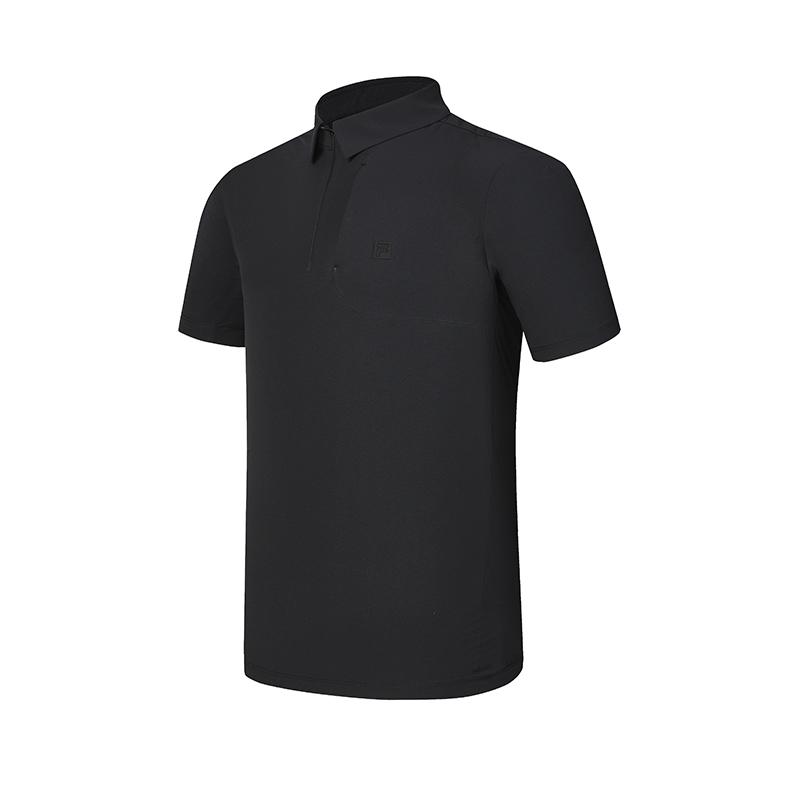 New FILA Explorer Polo Shirts Men's Black A11M427105FBK