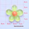 Ice-Clear Glitter Five-Petal Flower Medium DIY Jewelry Hair Clip Resin Kit