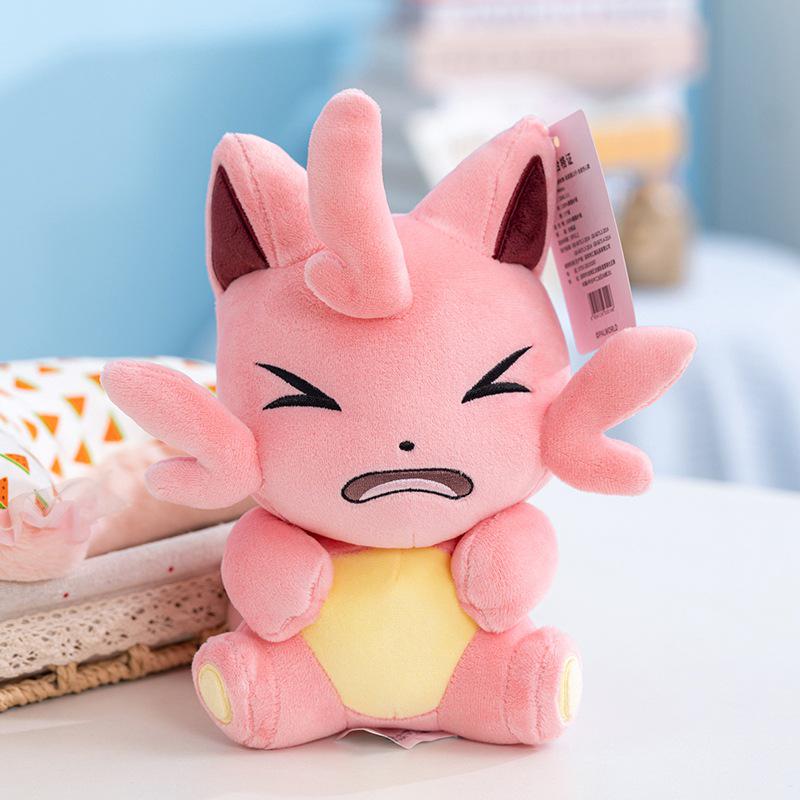 Mengshi Qi Mischief Cat Plush Toy - Anime Sad Elf Cat Doll for Kids and Girls