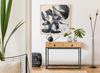 Console Cabinet with Drawers Abbot Black Oak