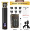 Hair Clipper Digital Display Electric Hair Clipper Professional Carving Oil Head Push Multifunctional Electric Clipper Rechargeable