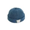 Cartoon Bear Brimless Hat Solid Color Kids Cap Korean Style Dome Beanie  Autumn Winter