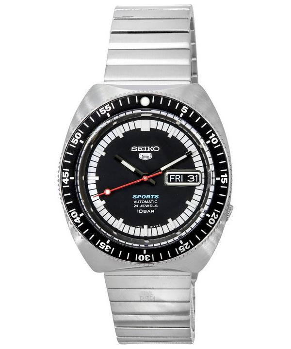 

Seiko 5 Sports SKX 55th Anniversary Limited Edition Stainless Steel Black Dial 24 Jewels Automatic SRPK17K1 100M Men s Watch