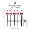 Christmas Solar LED Lights Santa Claus Christmas Tree Ground Lights Christmas Outdoor Garden Decorative Lights Night Lamp