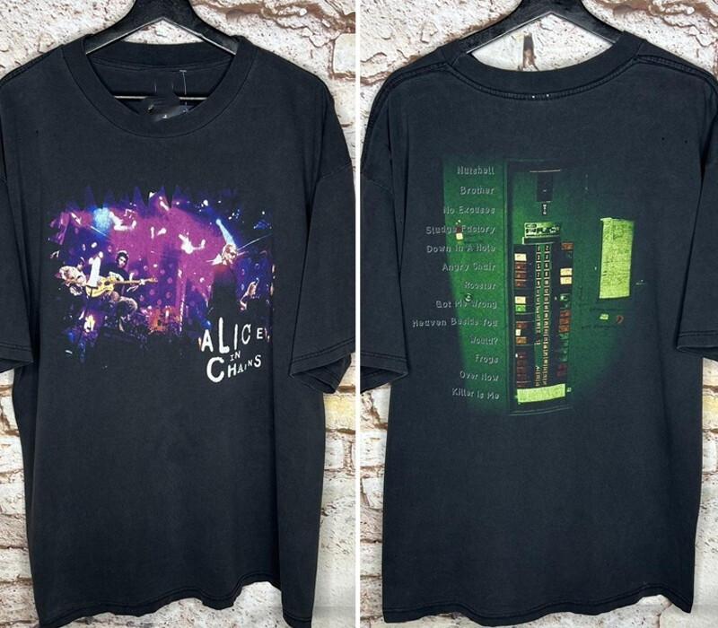 Alice In Chains MTV Unplugged Two Sided Remake TShirt HOT TREND Unisex T-Shirt S