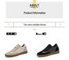 Men's Breathable Lace-up Sports Shoes, 8cm Height Increasing, Lightweight, Thick Sole, Casual Training Board Shoes