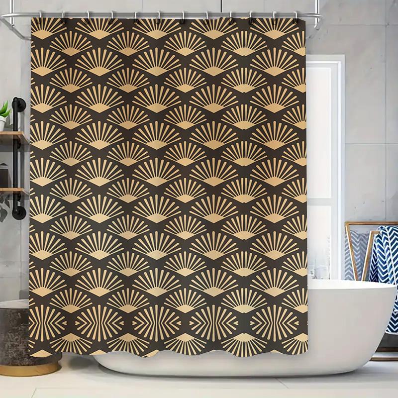 

Cute Rose Gold Shower Curtain With Lip Print Design For Bathroom Decor Pink Shiny Printed Water-Resistant Shower Curtain (White/ W60H190(CM)-1 Pcs