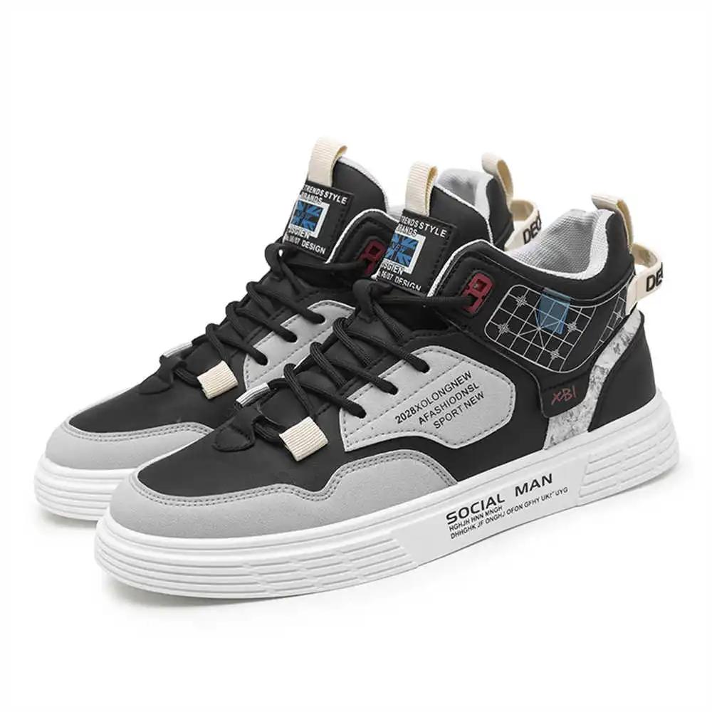 Anti-slip White Sole Silver Men's Shoes Casual Sneakers Shoes Plus Size Men Sports Best-selling Trainers Teniz Maker Tenni