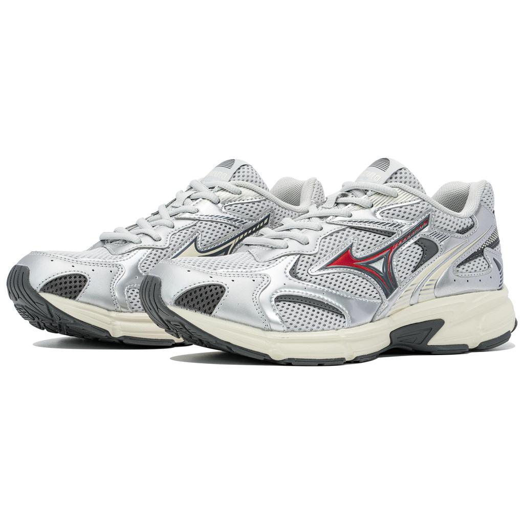 Mizuno Speed 2K Slip Resistant Abrasion Resistant Low top Casual Shoes Unisex Silver Gray D1GH222917(TeamTen-)