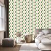 Leaves Wallpaper White and Lime for Living Room and Bedroom 50x1000