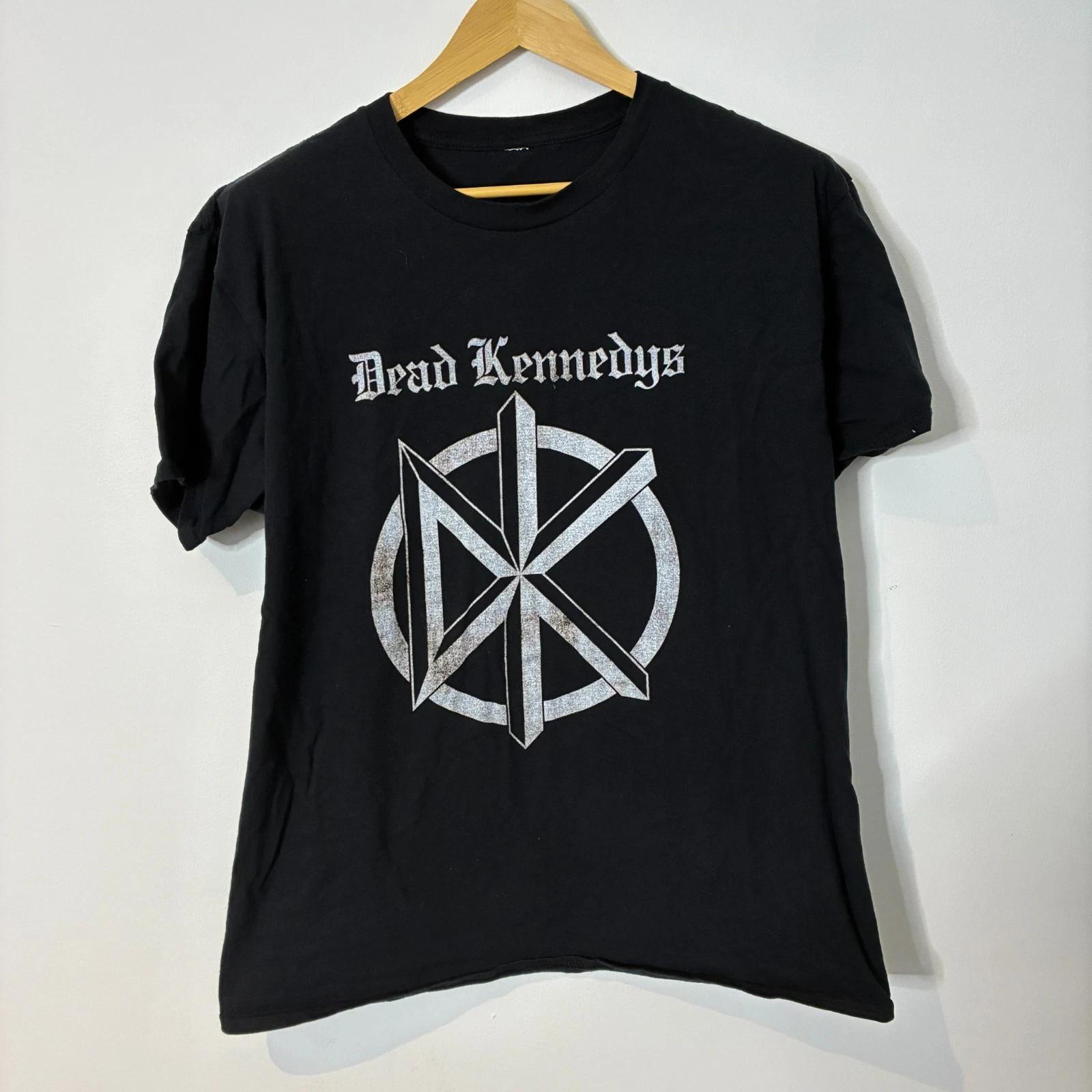 Dead Kennedys Shirt Mens Large Black Logo Punk Rock Band Tee 4XL