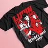 Camiseta Unilateral de Lupin III 2026 Collage de la Banda de Arsène Lupin Estampado de Anime Camiseta de Algodón Oversize Para Fans del Anime Clásico