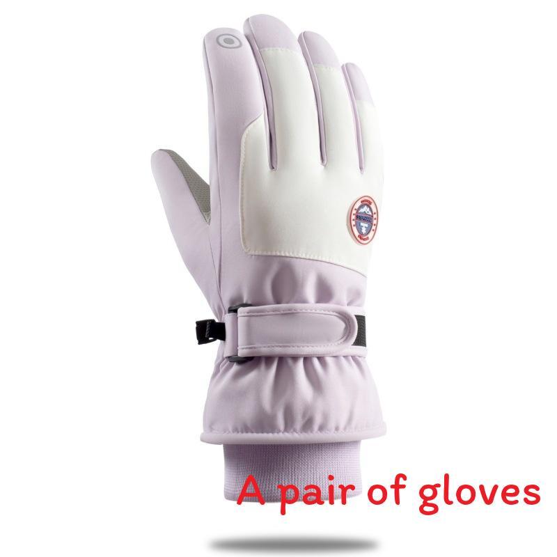 Snow Ski Gloves Women Men Touchscreen Waterproof Windproof Thick Oxford Fabric For Winter Outdoor Sports