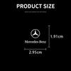 Car Emblem Logo Decorative Stickers Badge Decal Interior Styling For Mercedes Benz AMG A B C E S class GLA GLC CLA GLK GLE