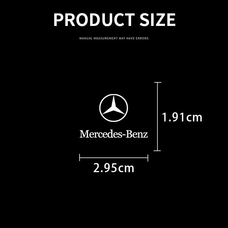 Car Emblem Logo Decorative Stickers Badge Decal Interior Styling For Mercedes Benz AMG A B C E S class GLA GLC CLA GLK GLE