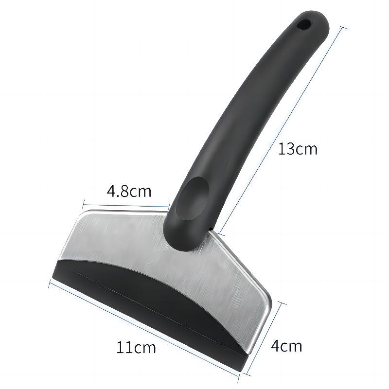 1Pcs Snow Removal Shovel Car Ice Scraper Windshield Glass Defrost Removal Automotive Winter Stainless Steel Car Accessories