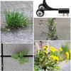 Cisea Manual Weeding Tool, Manual Weeder With Wheels, For Cleaning Between Stone Slab Patios And Lawns