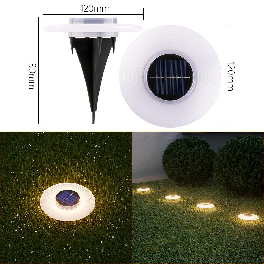 Waterproof Solar In-ground Lawn and Courtyard Lights for Outdoor Decoration