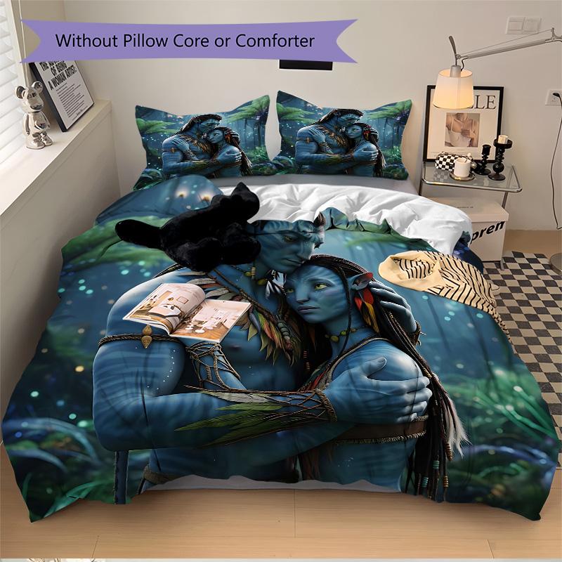 Avatar Romance Fantasy Forest Print 3Pcs Bedding Setduvet Cover With 2 Bedropillowcase Home Birthday Gift