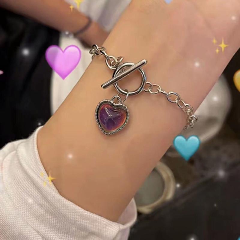 Ins Style Zircon Beaded Bracelets For Women Girls  Sweet Sparkling Exquisite Wrist Chain Bracelet Party Jewelry Gifts