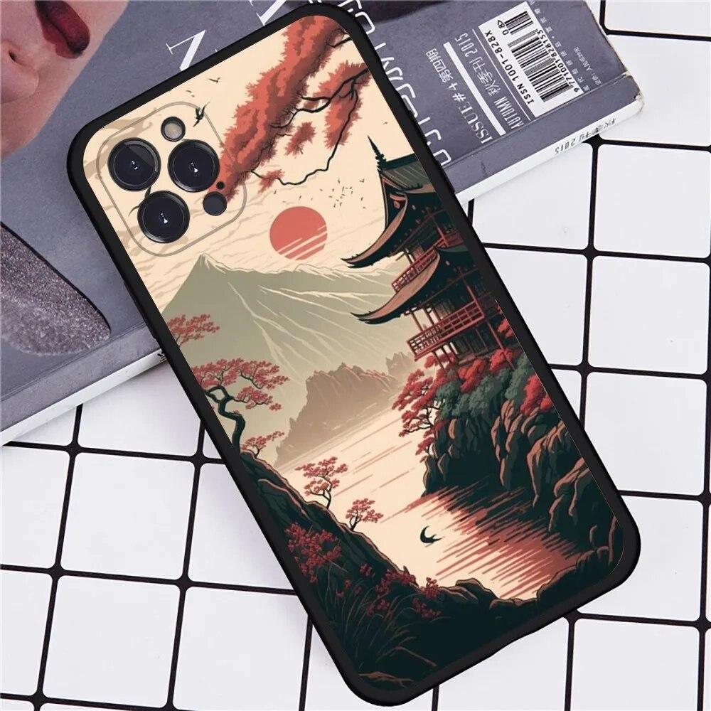 Mount Fuji Landscape Phone Case pro iPhone Samsung Galaxy Redmi Xiaomi Oppo OnePlus Note SA 7 8 9 10 11 12 13 14 20 21 22 23 53 54 Pro Max Plus Ultra