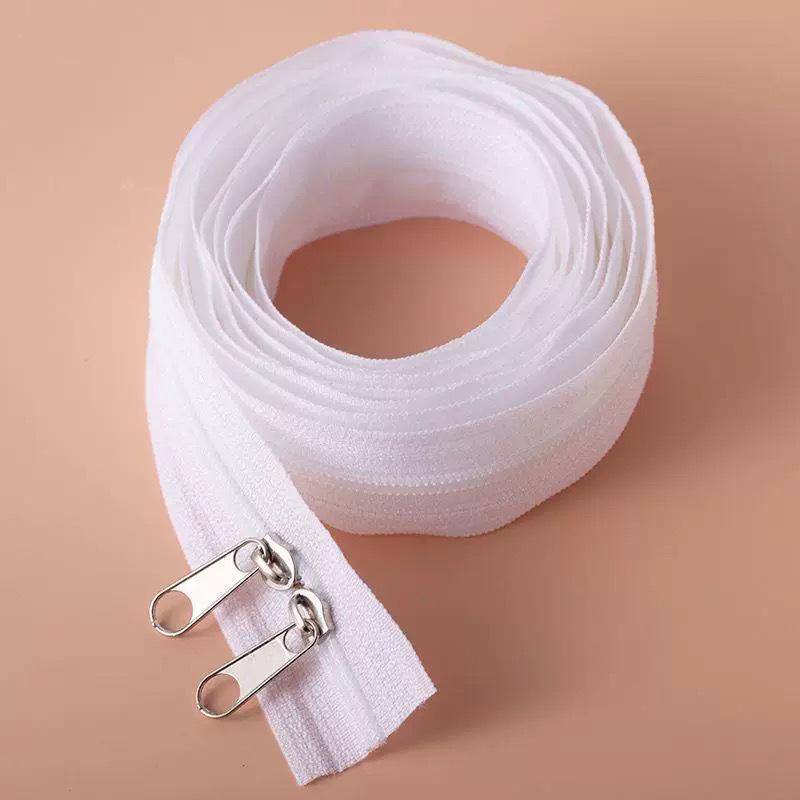No. 3 Nylon Duvet Cover with Special Long Zipper for 1m, 1.2m, 1.5m Beds - Single or Double Head Home Textile Zipper