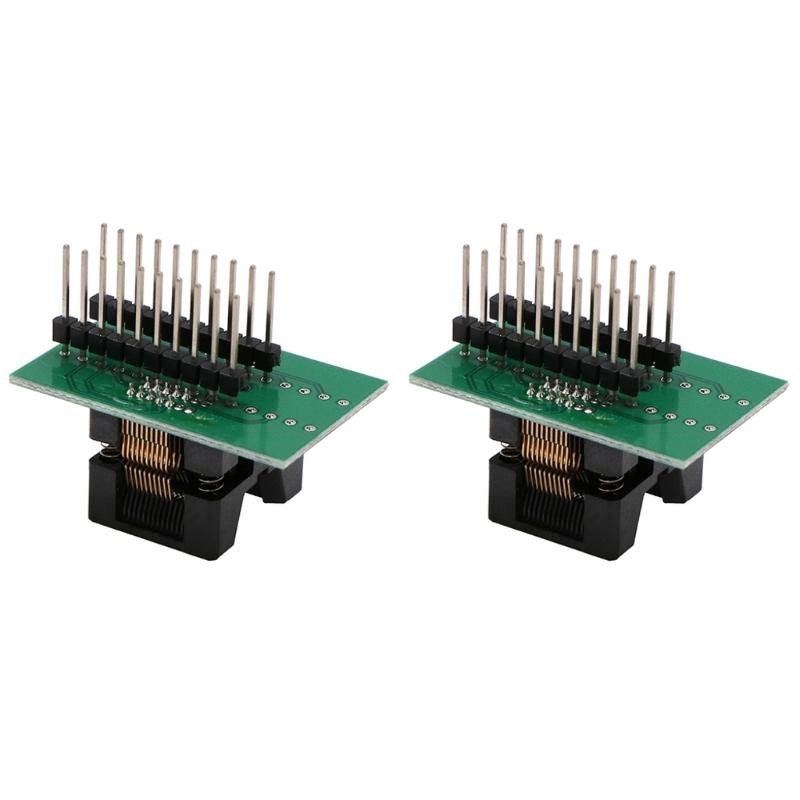 

Durability SSOP20/TSSOP20 To DIP20 Chip Programmer Socket, 20Pin Conversion Adapter With 0.65mm Pitches And 4.4mm Width 1