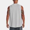 Under Armour UA Tech™ Team Solid Comfortable Soft Quick-Dry Moisture-Wicking Loose Sleeveless Tank Top Men tops Gray 1376840-011