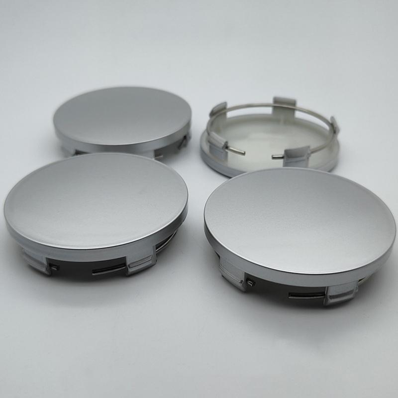 4Pcs/lot 60mm ABS Car Wheel Hub Center Cap Cover Black Silver White Copper Vehicle Rims Dust- proof Cover Hubcaps Hub Center Cover