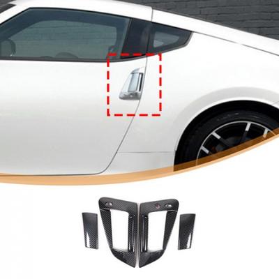 ABS kryt rukojeti vnějšího madla dveří z uhlíkových vláken Pro Nissan 370Z 2009-