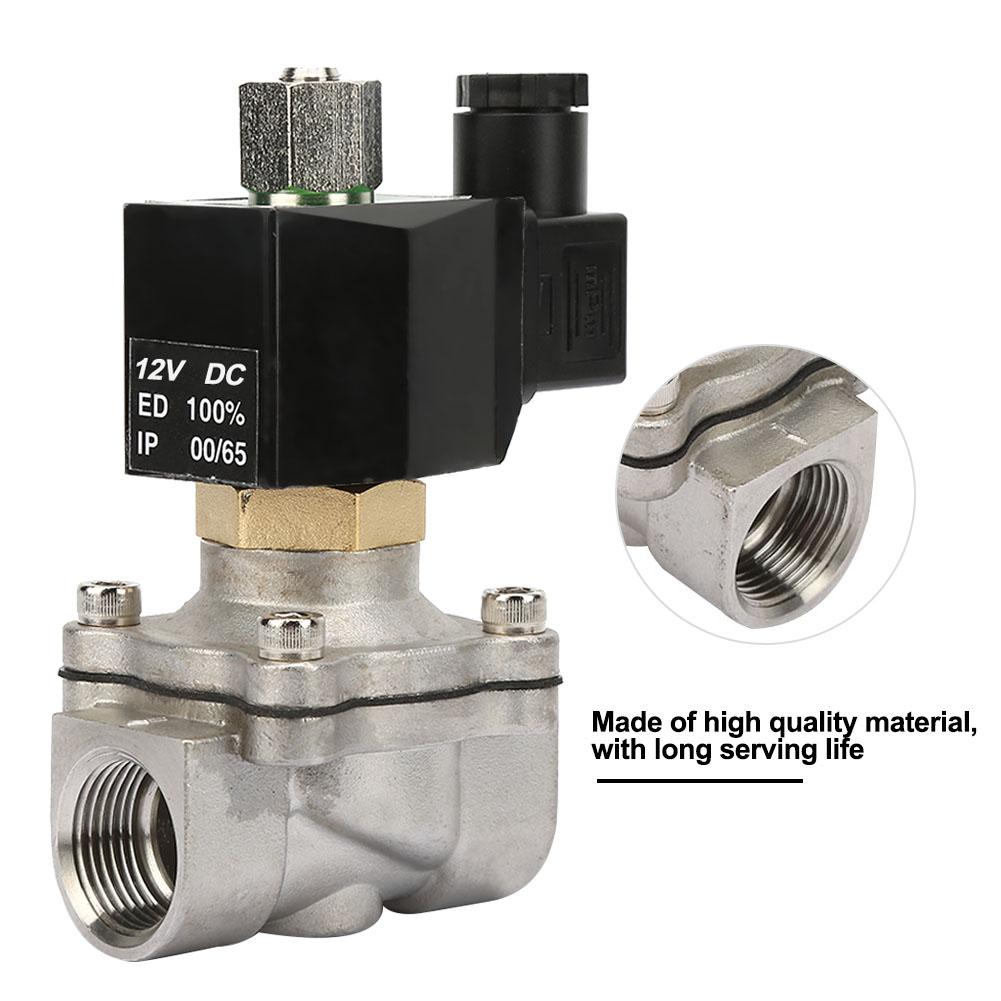 2S-200-20 G3Celsius4  Normally Open Stainless Steel Electric Solenoid Valve for Water   ( 12V)