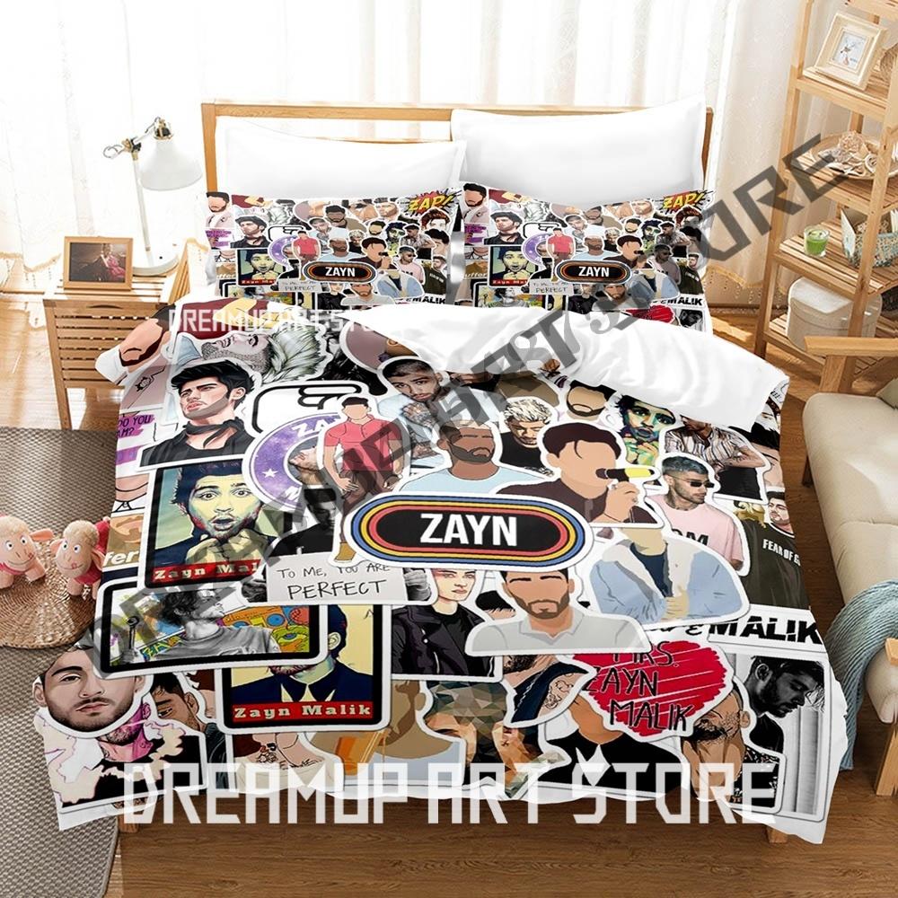 3D Print Hip Hop Zayn Malik Bedding Set Single Twin Full Queen King Size Bed Set Adult Kid Bedroom Duvetcover Sets Anime