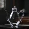 Xiao Qing Gan Glass Teapot: Song Dynasty-Inspired, High-Temperature-Resistant Guifei Pot for Green Tea Brewing.