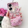 For OPPO F23 Case CPH2527 Cover Fashion Marble Flower Soft Slim Silicone Back Cover on OPPO A98 A1 5G CPH2529 OPPOF23 Phone Case
