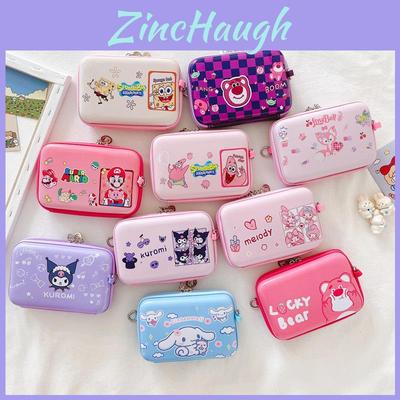 Disney Sanrio Mickey Lotso Kuromi Character Pattern Backpack With Breathable Waterproof Design For Kids School Daily Use
